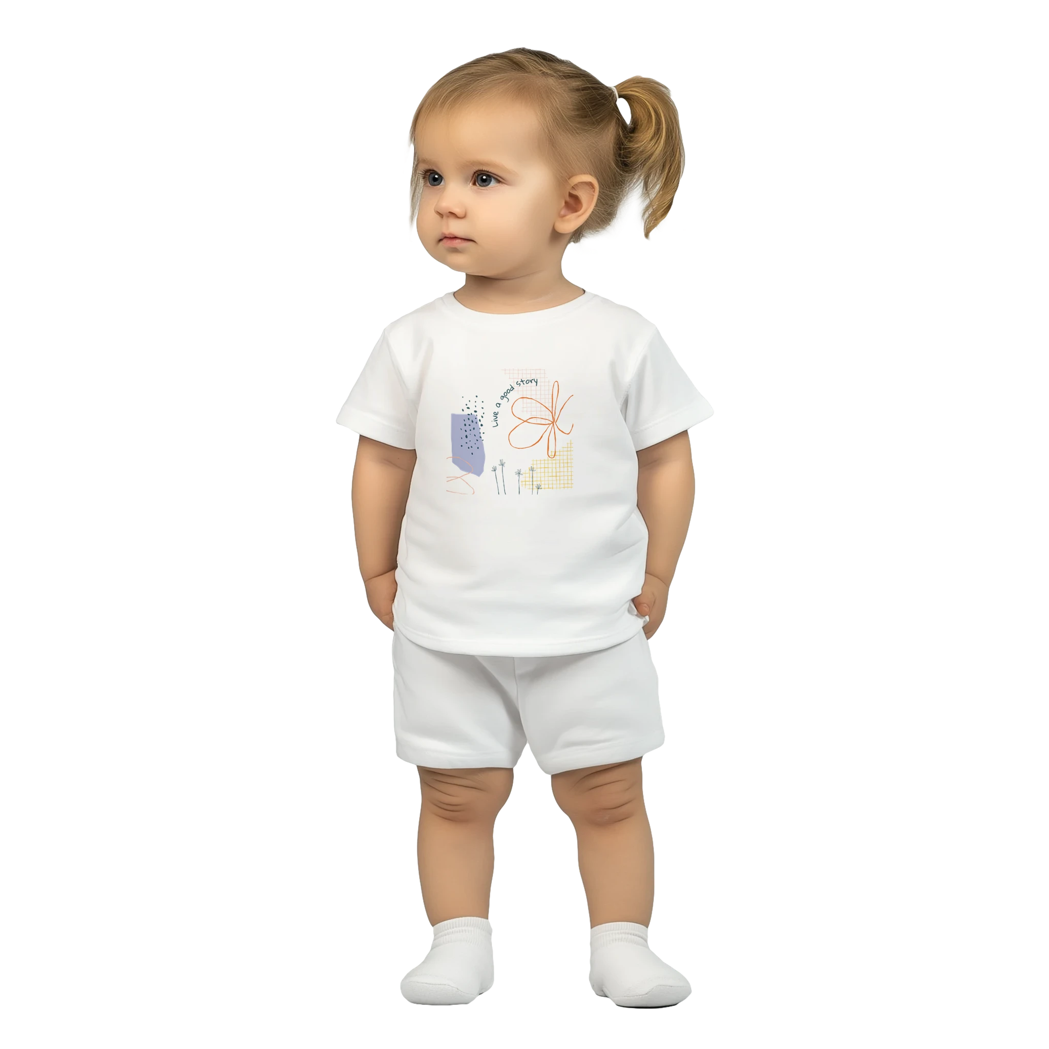 Baby T-shirt · Live a Good Story - BM ink.