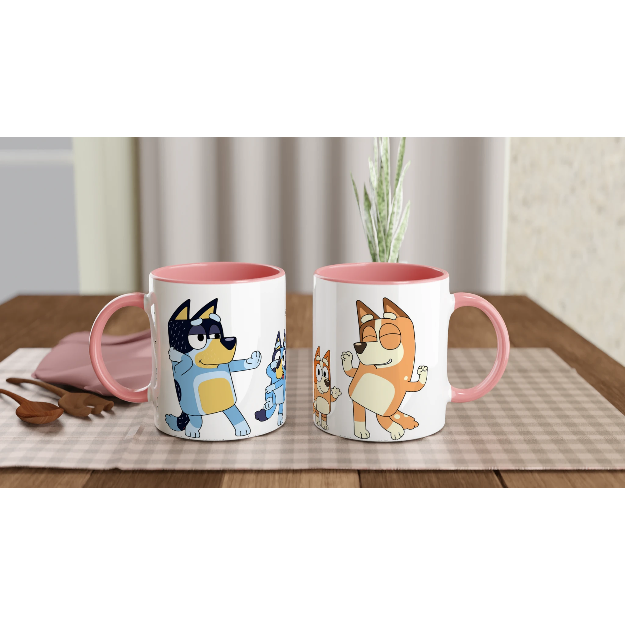 Ceramic Mug · Bluey The Heelers Ceramic Pink - BM ink.