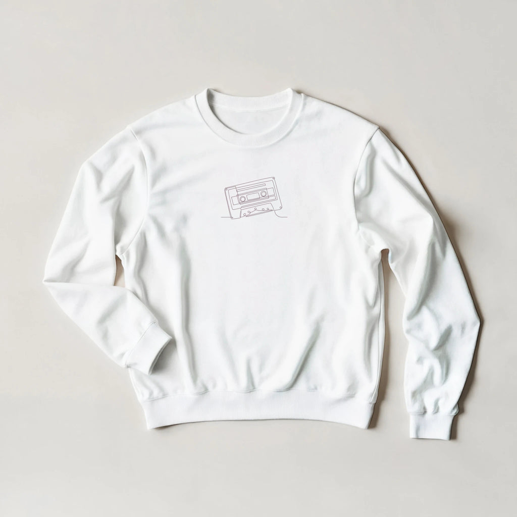 Analog Soul · Adult Sweatshirt Bold White - BM ink.