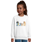 Kids Sweatshirt · Bluey The Heelers White - BM ink.