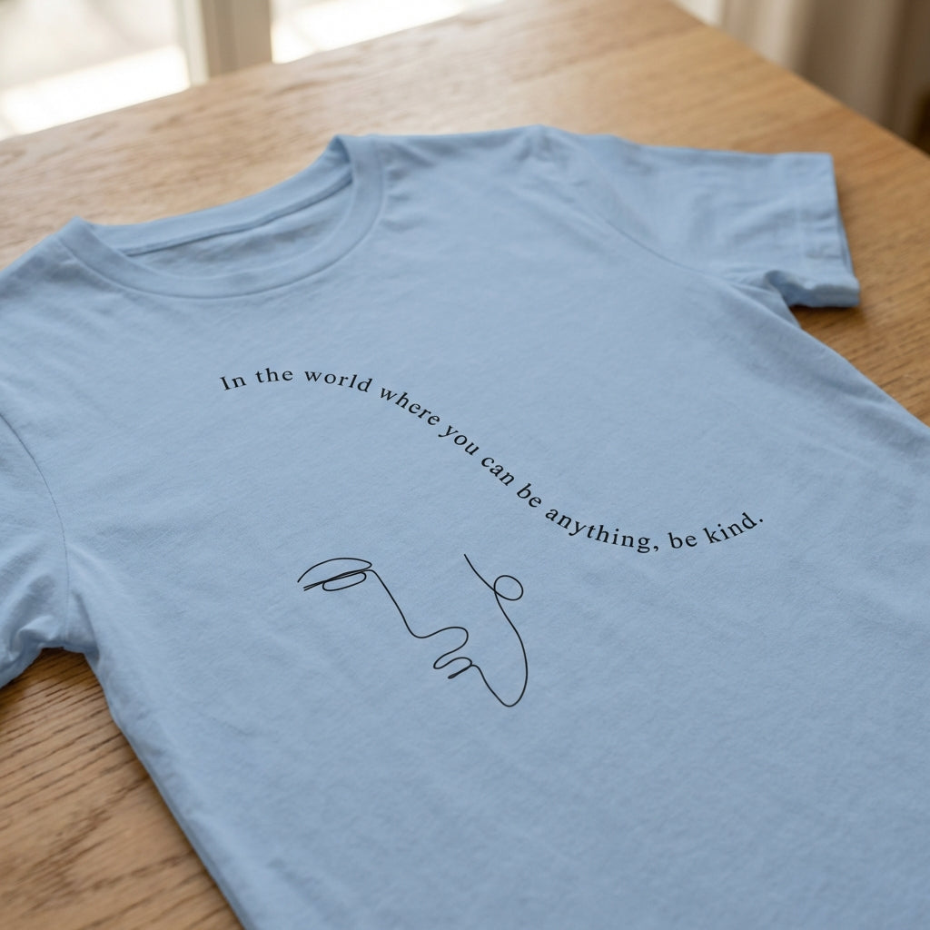 Choose Kindness · Kids T-Shirt Light Blue - BM ink.