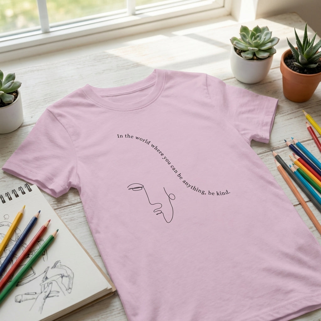Choose Kindness · Kids T-Shirt Light Pink - BM ink.