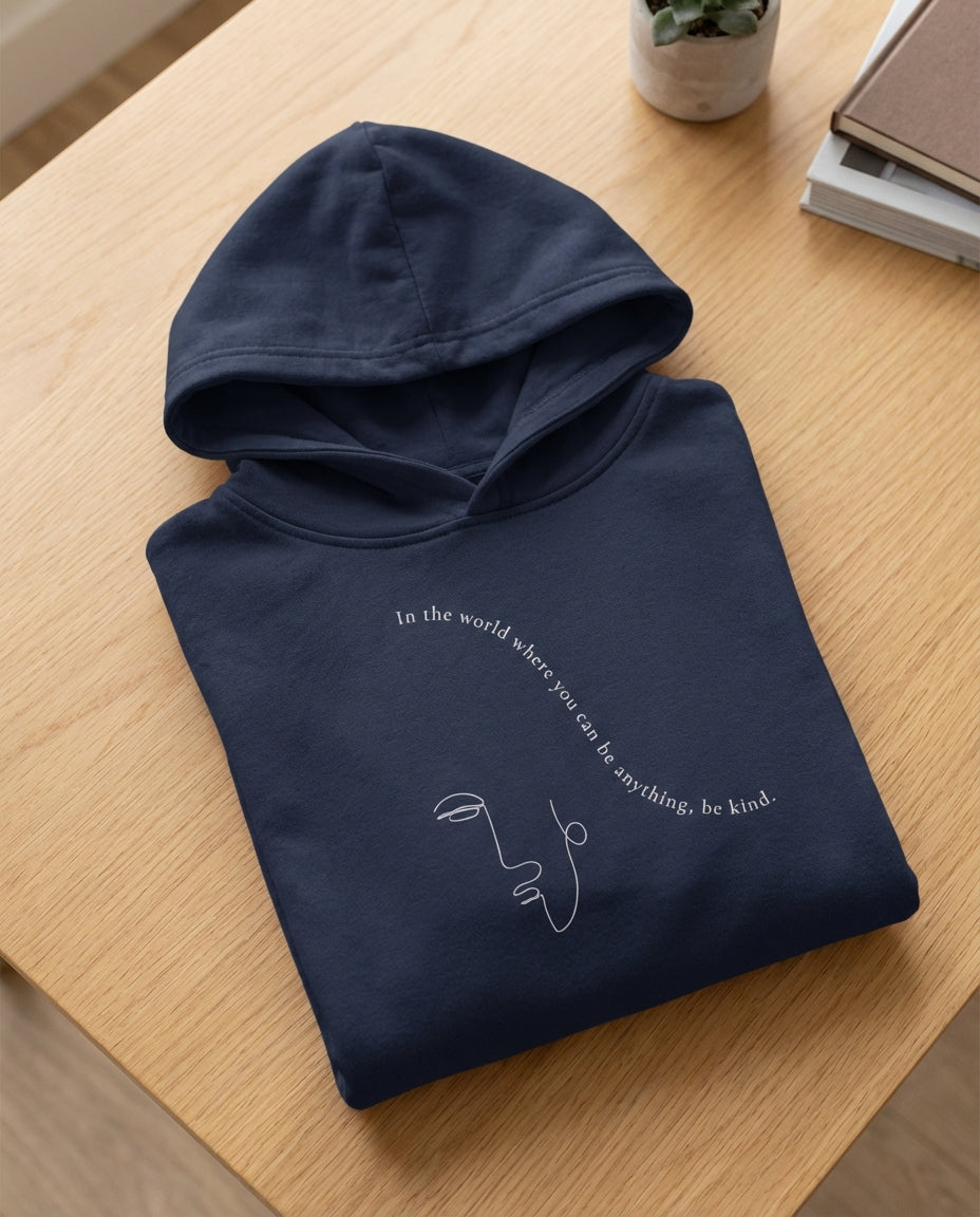 Choose Kindness · Kids Hoodie French Navy - BM ink.