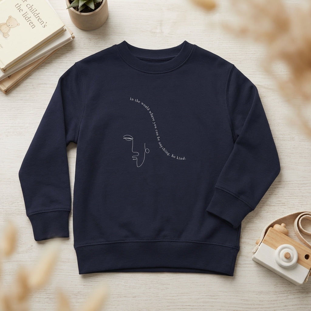 Choose Kindness · Kids Sweatshirt French Navy - BM ink.