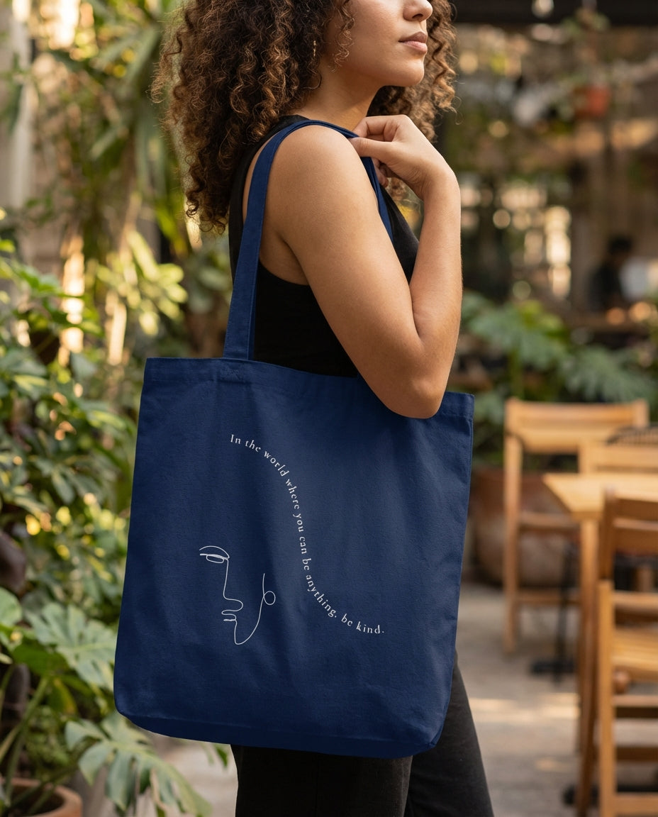 Choose Kindness · Tote Bag Navy - BM ink.