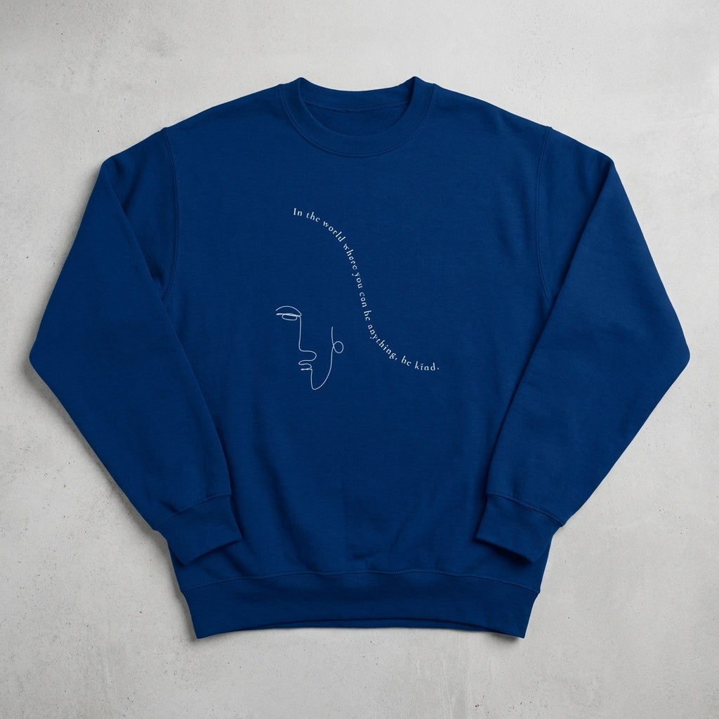 Choose Kindness · Kids Sweatshirt Royal Blue - BM ink.