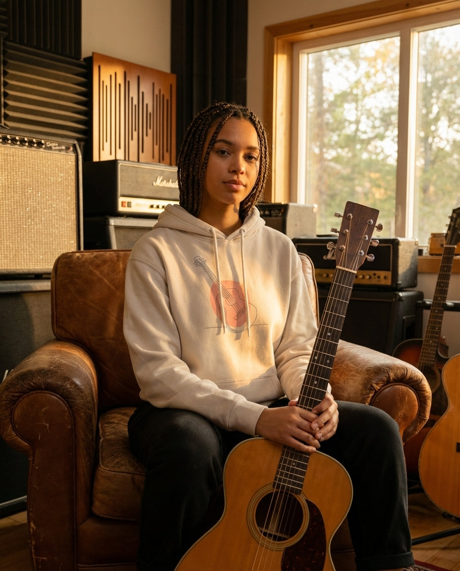 Adult Hoodie · Acoustic Guitars - BM ink.