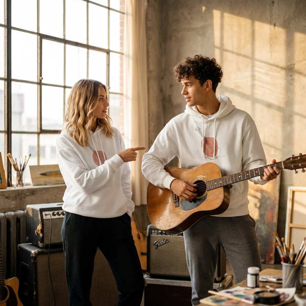Adult Hoodie · Acoustic Guitars - BM ink.