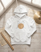 Kids Hoodie · Drum Set (Light) - BM ink.