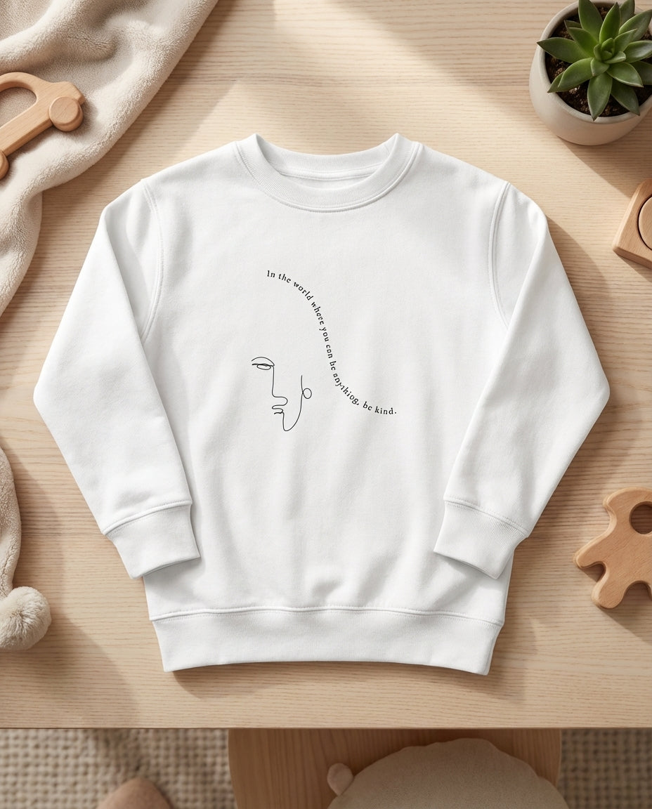 Choose Kindness · Kids Sweatshirt White - BM ink.