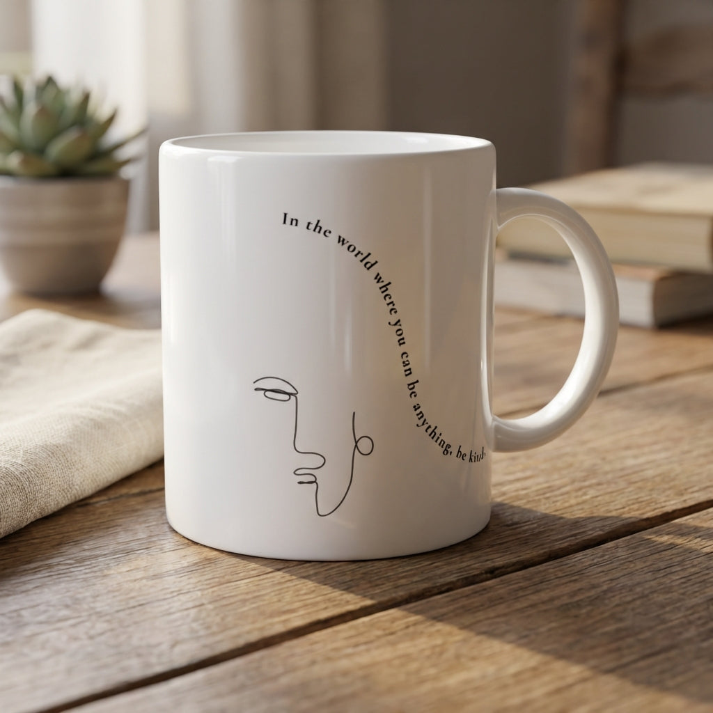 Choose Kindness · Ceramic Mug Ceramic White Right - BM ink.